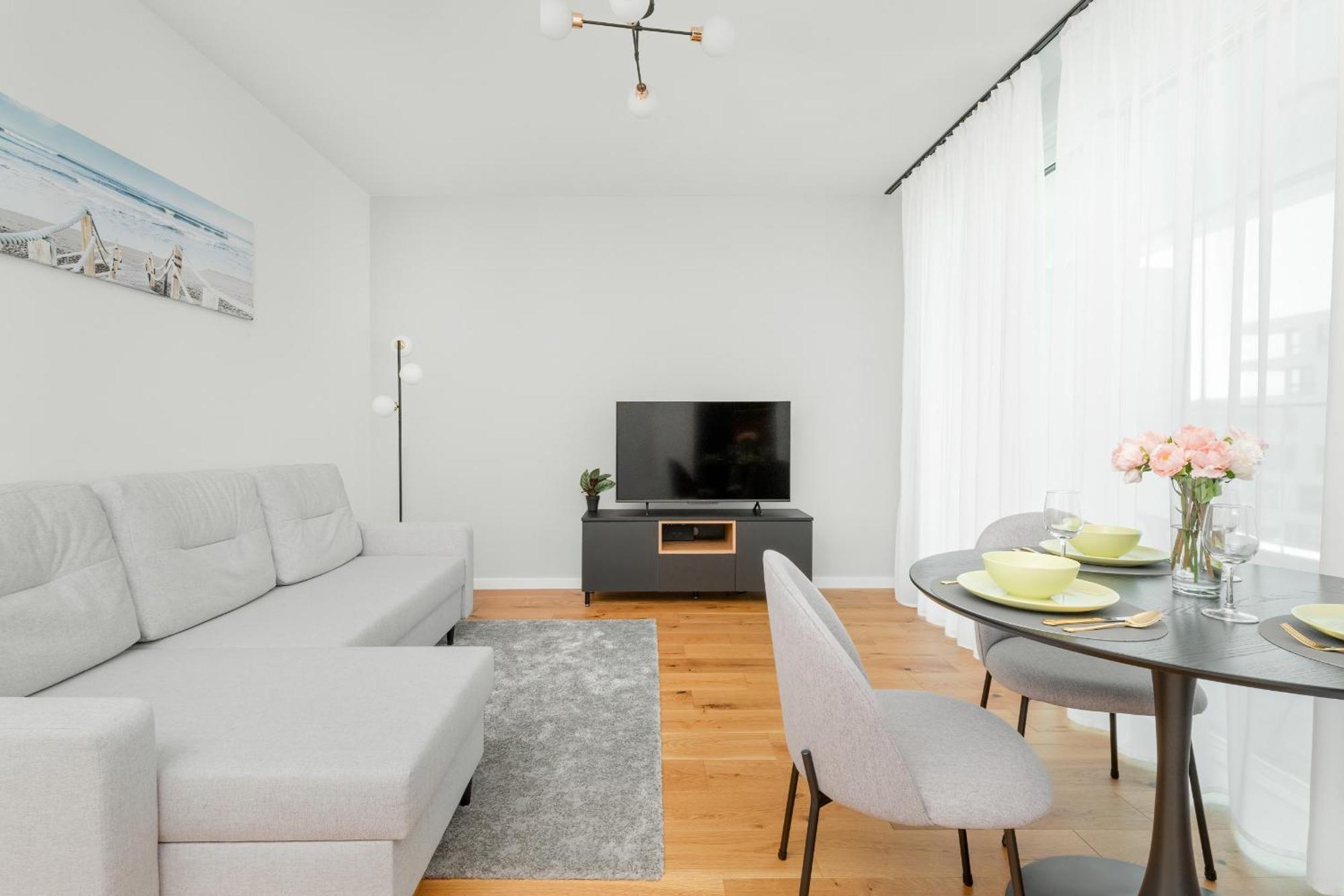 Apartament Na 15 Pietrze Z Widokiem Na Zatoke W Gdyni I Parkingiem By Noclegi Renters Gdynia Exterior photo